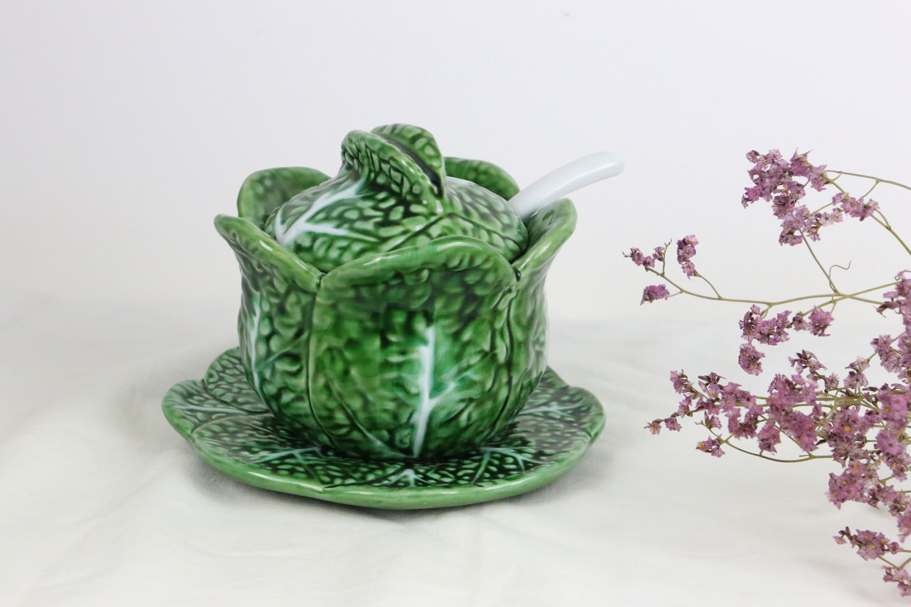 Adorable Soupière Chou, Vintage