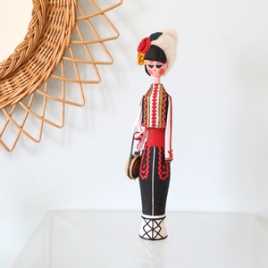 Bulgarian folk doll, vintage