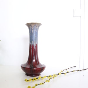 Antique ceramic vase, Saint Clément, 1940, craft, vintage