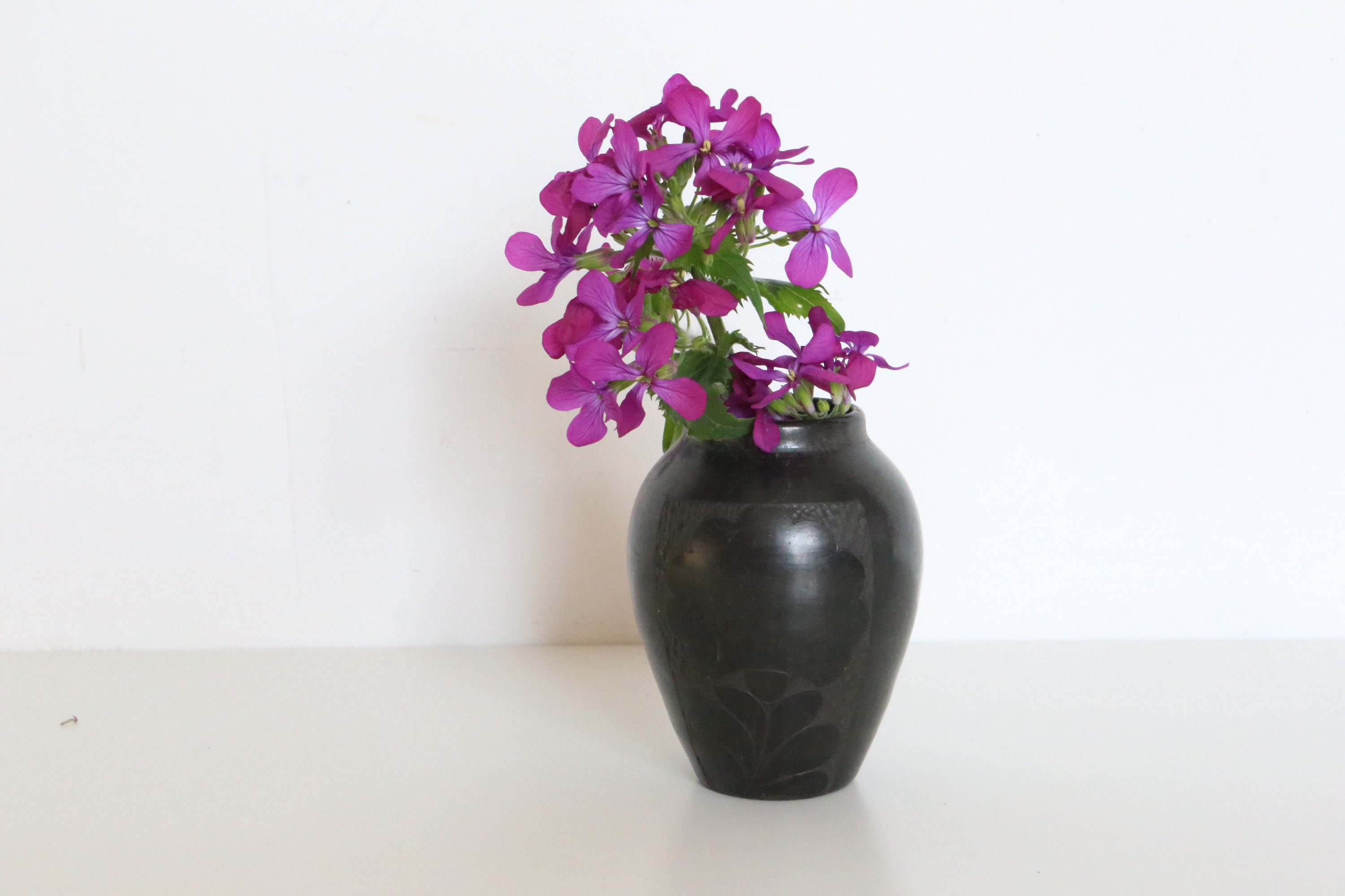 Joli Vase en Pierre, Ethnique et Vintage