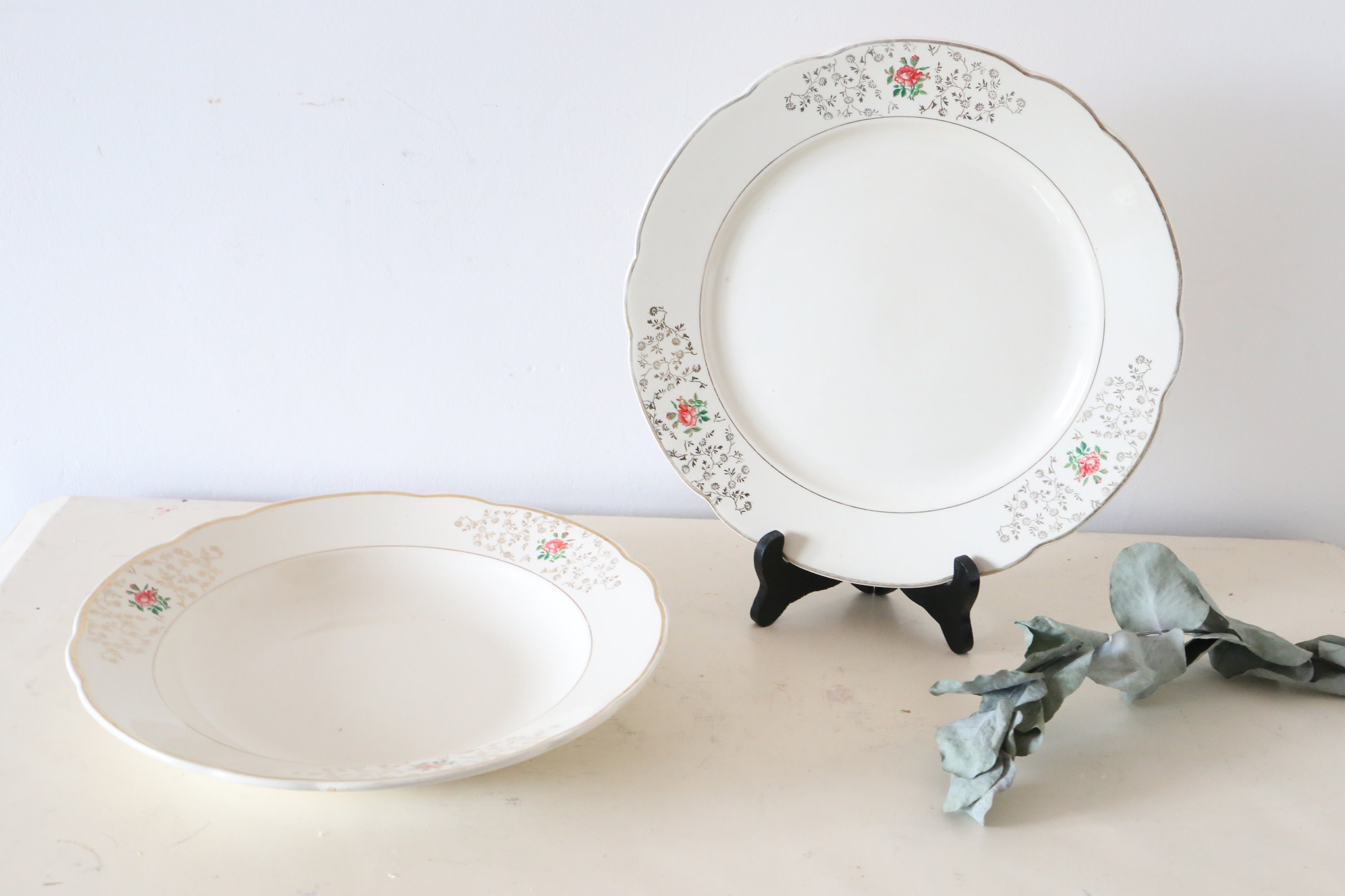 Duo de Plats Ronds, Villeroy et Boch, Vintage