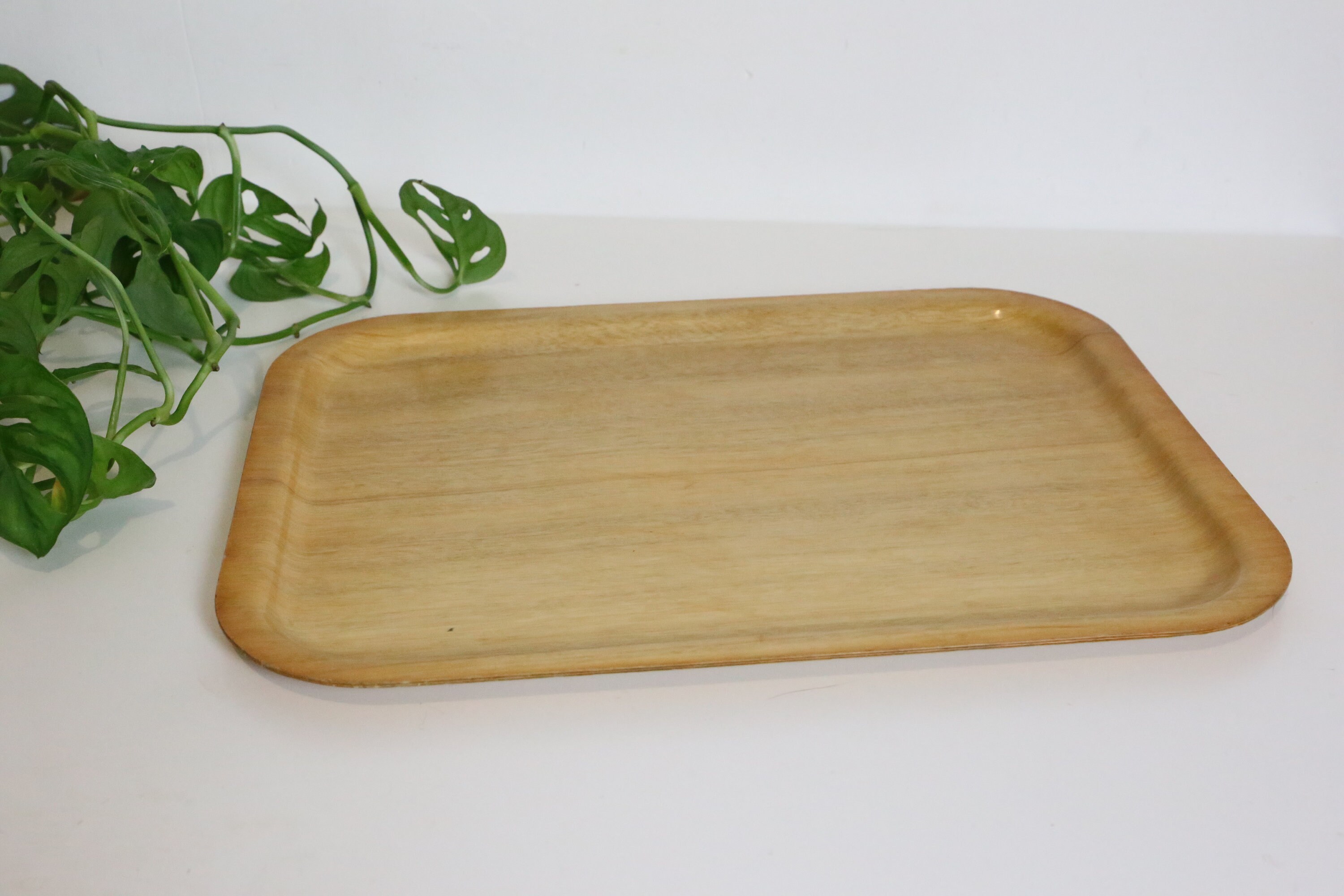 Adorable Plateau de Service Vintage, Platex, en Mélaminé, Français