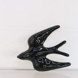 Swallow, wall decoration, vintage ceramic