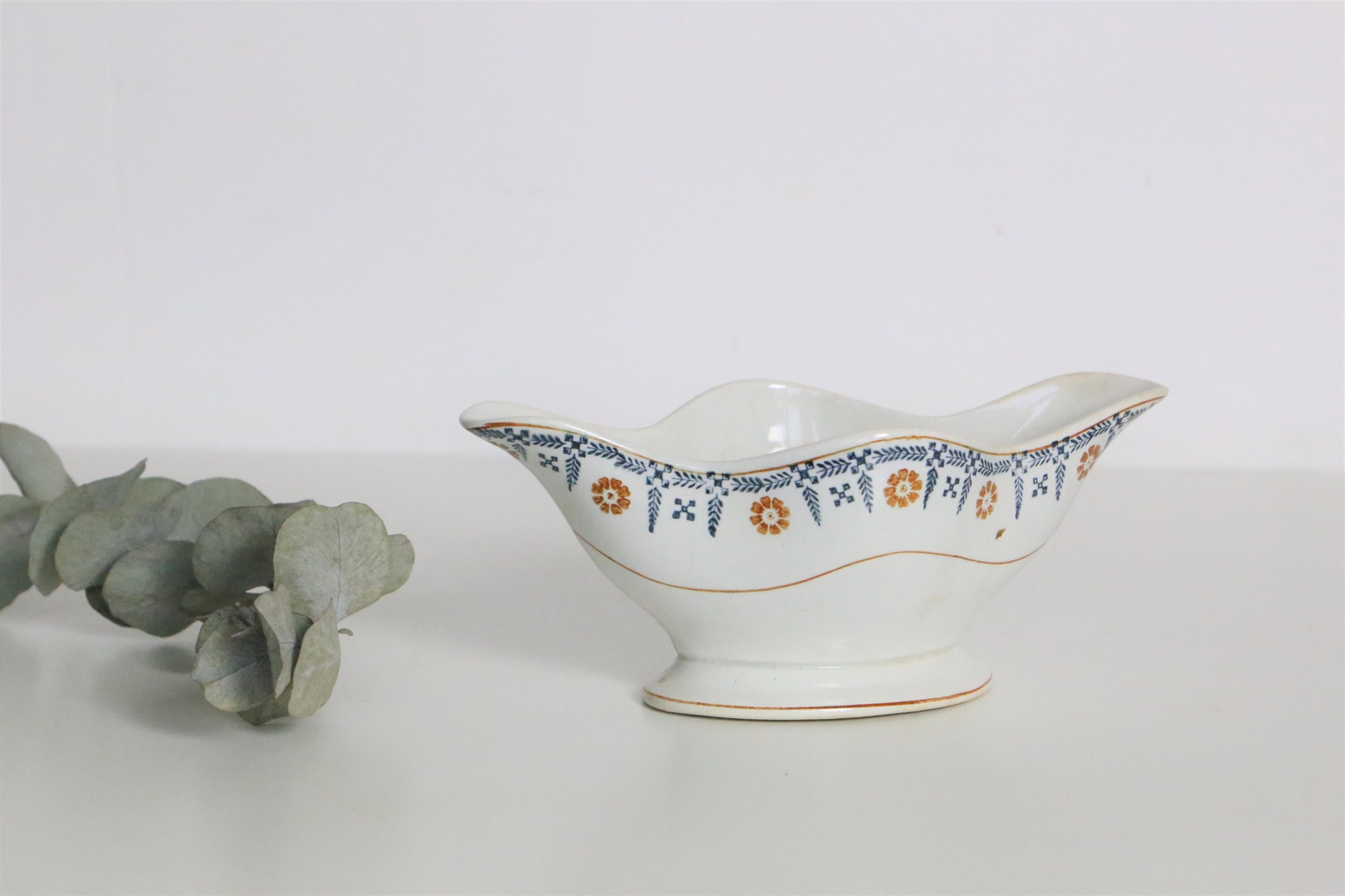 Saucière Terre de Fer La Manufacture Française Saint Amand, Vintage