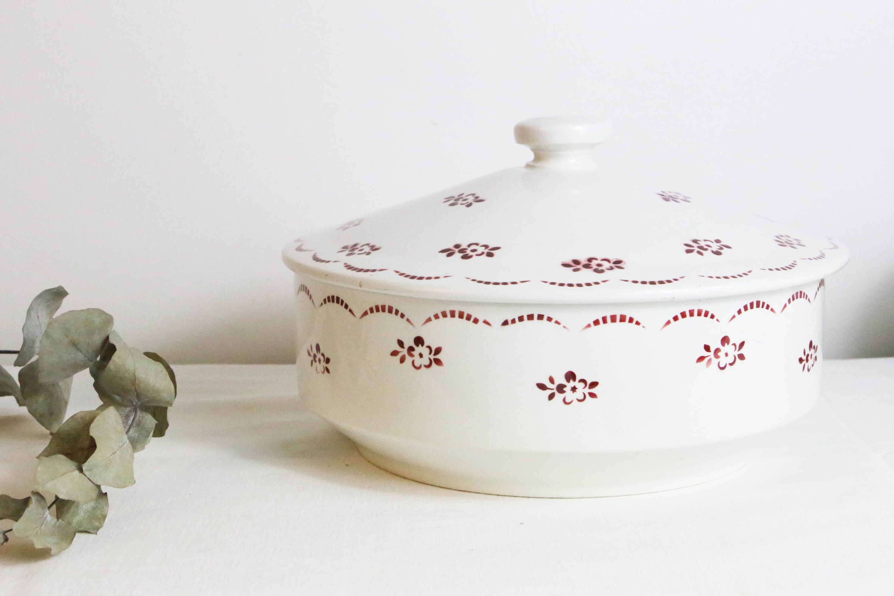 Soupière en Céramique, Moulin Des Loups, Vintage