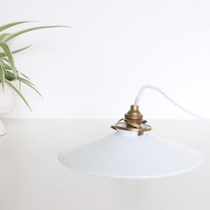 Opaline pendant light, vintage