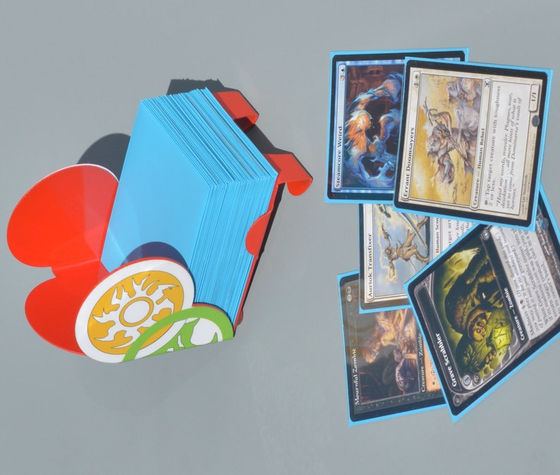 Magic Library Card Holder for Use With Magic the Gathering Etsy