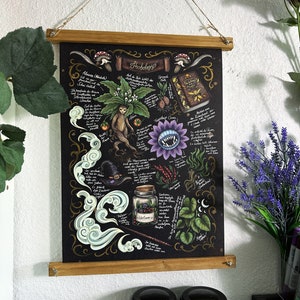 Signed and numbered limited edition print -Herbology- size A3- perfect for your wizard life