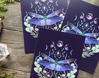 Magical postcard -dragonfly- Designed by Pixie Cold