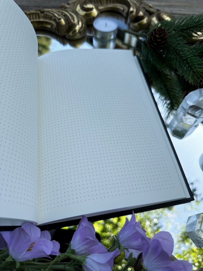 Livre magique de haute qualité luna moth en feuille d'aluminium A5 à couverture rigide de 160 pages Parfait pour tenir un journal et écrire image 4