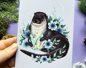 Magical postcard -otter- Designed by Pixie Cold