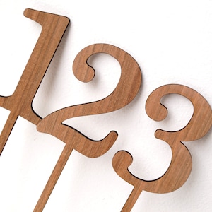 Wedding table number, wooden table numbers, rustic table numbers, unfinished wood numbers, diy wedding table decoration
