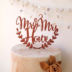 Personalized cake topper, wedding cake topper, rustic wedding cake topper, names cake topper, wooden cake topper