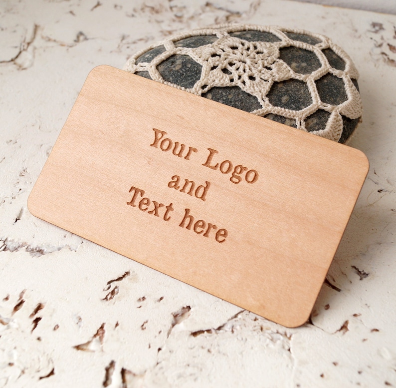 Veneer Business Cards Laser Engraved Wooden Veneer Business Etsy UK