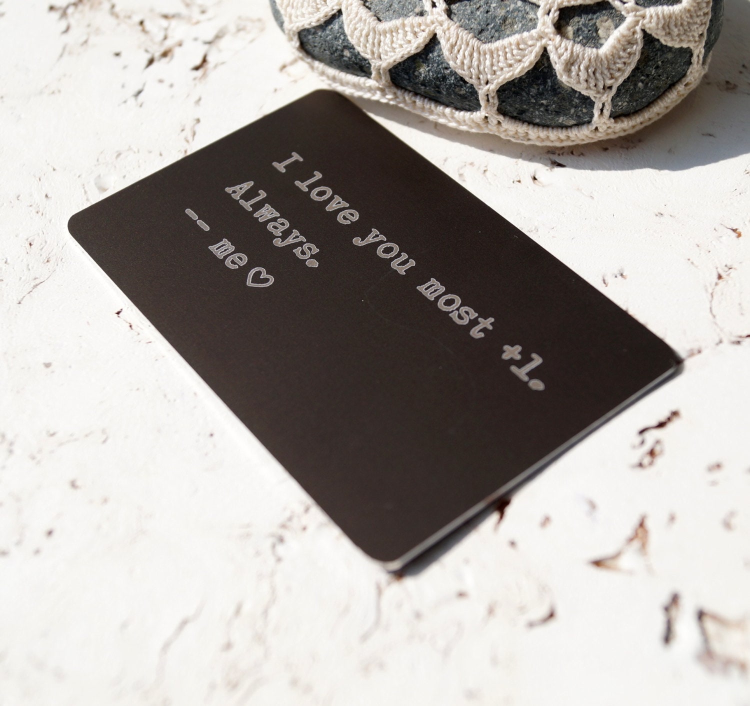 Personalized Wallet Card Metal wallet insert card Engraved