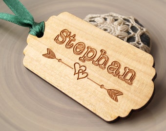 Rustic wedding place cards, escort cards, seating tags, place cards, individually personalized place cards, wooden place tags