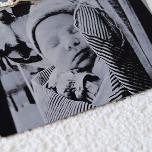 Wallet insert card, real photo engraved wallet card, custom wallet insert, your picture engraved on one side and message on the back