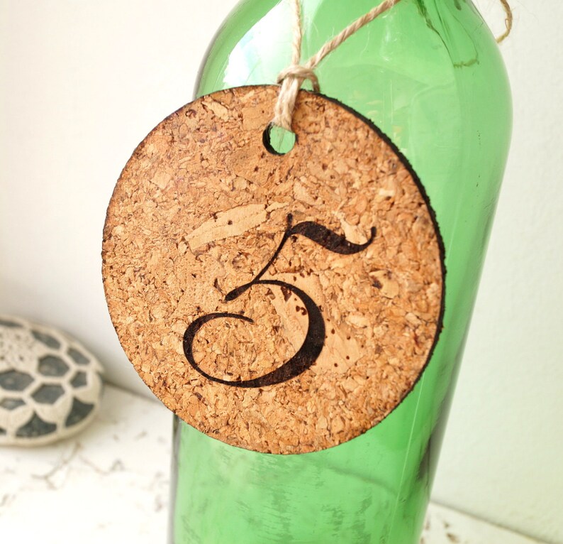 Cork Table Numbers Rustic Wedding Table Numbers Barn Farm Etsy
