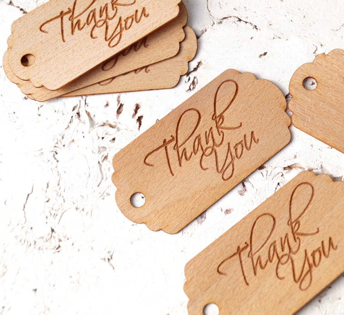 Wedding Favor Tags Thank You Tags Rustic Wedding Thank You Etsy