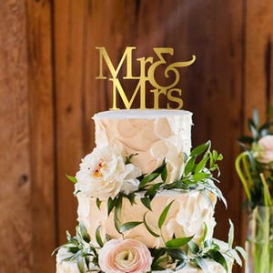 Mr & Mrs cake topper, wedding cake topper, rustic wedding cake topper, wooden cake topper