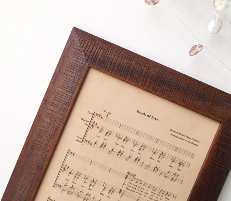Leather Engraving Music Notes Sheet Engraved on Real Leather Etsy UK