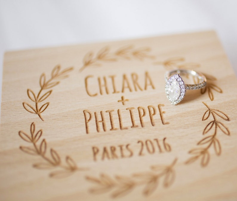 wooden ring box rustic ring bearer box ring bearer pillow custom engraved ring bearer box Wedding ring box personalized ring box