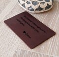 Leather Wallet Insert, Custom wallet insert card, personalized wallet card, 3rd leather anniversary gift, mens gift product logo
