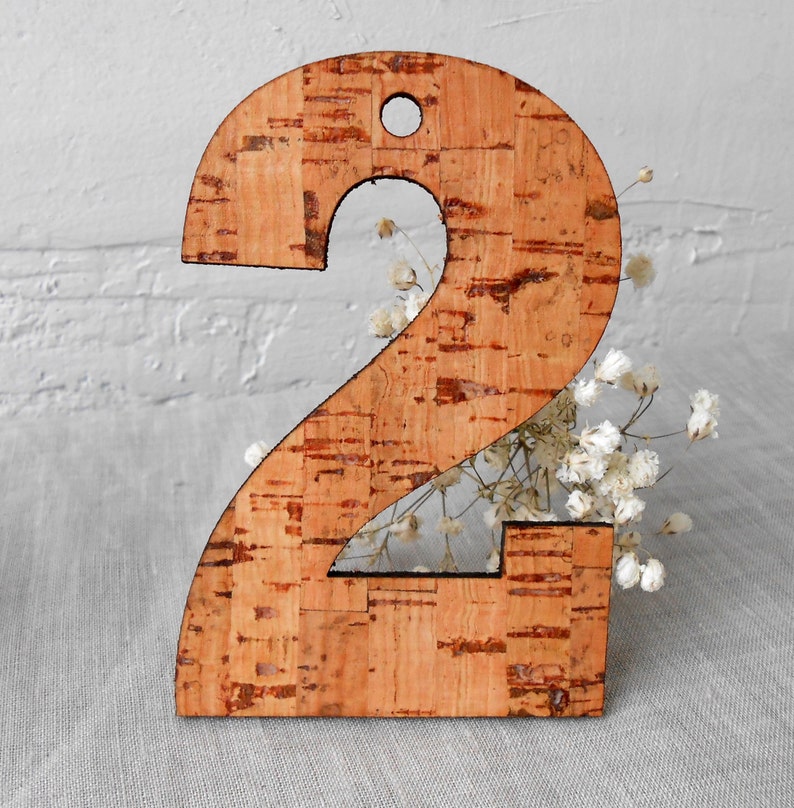 Rustic Table Numbers Wedding Table Numbers Rustic Cork Table Etsy