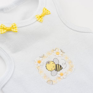 Bumblebee Dog Shirt - Small Dog Clothes, Cupcake Dog T- Shirt, Puppy Top, CottonTank, Pet Clothes, Doggie Apparel, Dog Shirt, XXS Clothes
