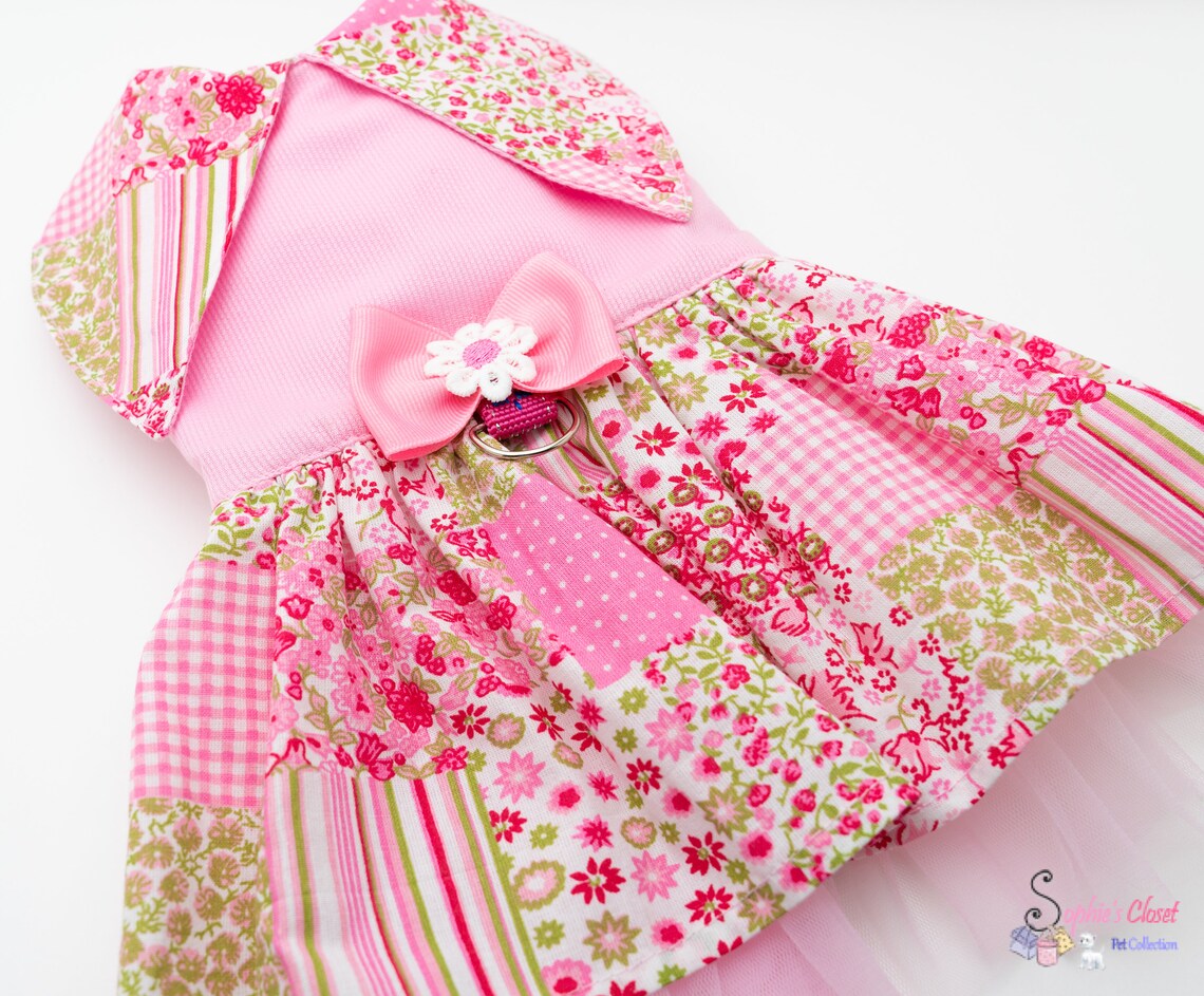 Patchwork Dog Dress XS S...Dog Dress Dress for Dog Pet Etsy