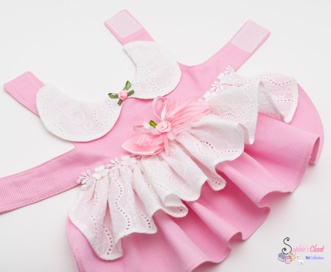 Pet Dress XS Puppy Gown Cat Clothes Wedding Dog Dress Dog Clothing Dog Flower Girl Pet Fashion