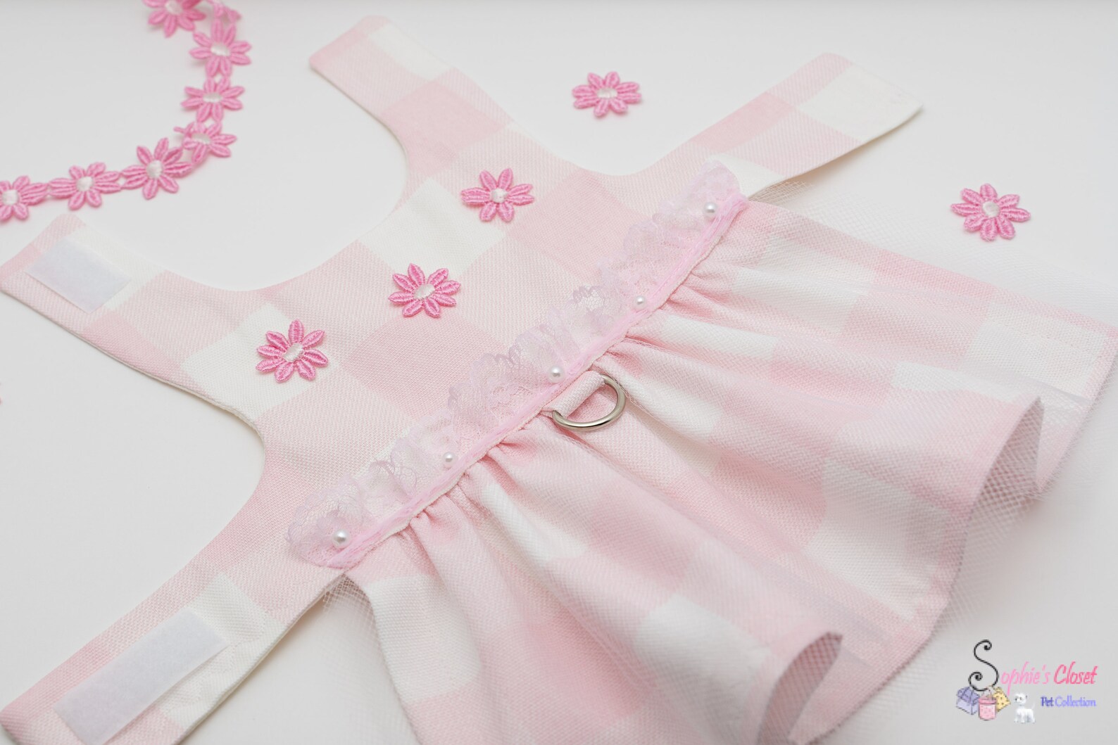 Dog Dress Puppy Dress Puppy Harness Dress Dog Flower Girl Etsy