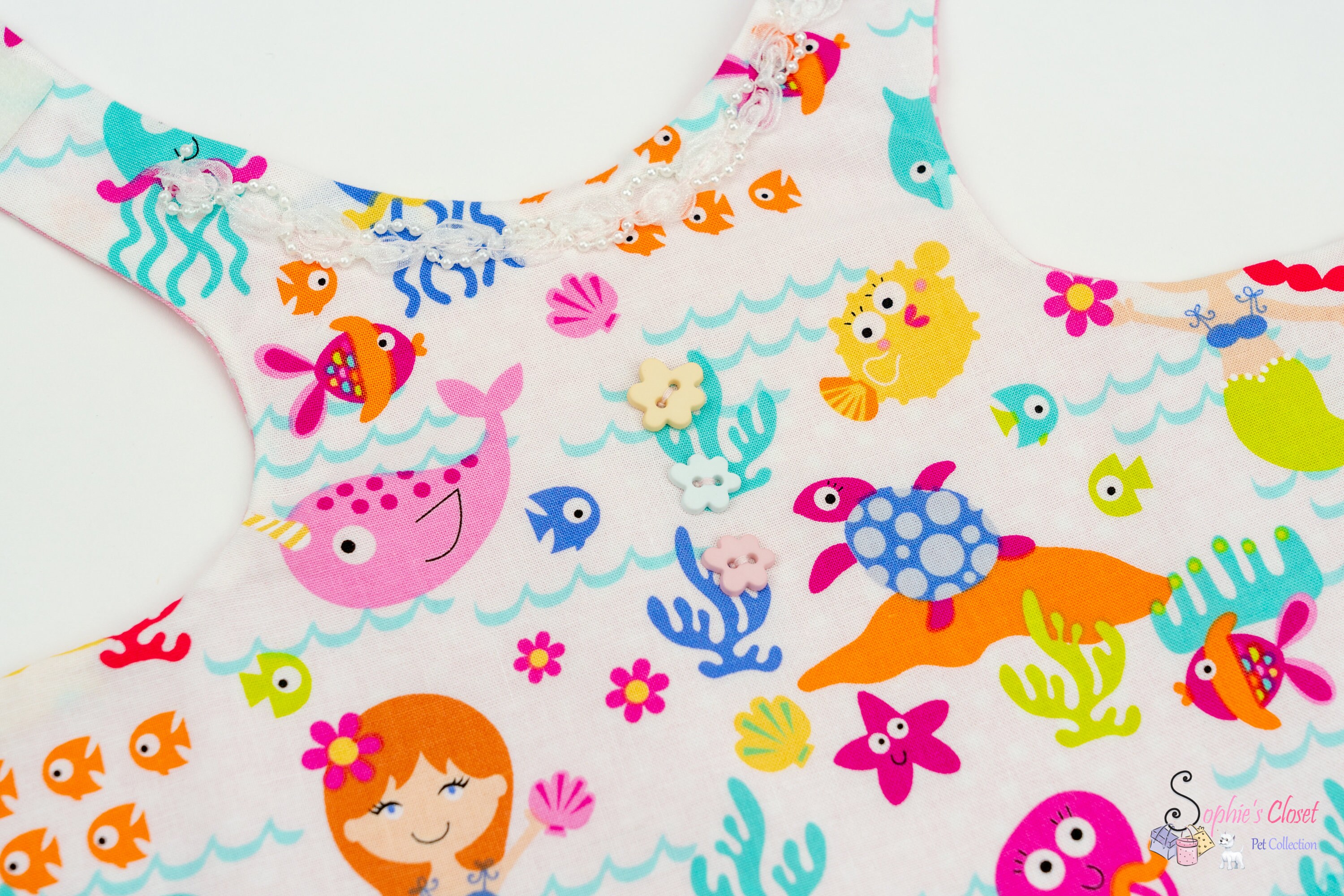 Under the Sea Dog Dress Summer Dress For Dogs Designer | Etsy