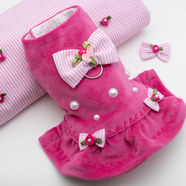 Barbie Girl Dog Coat - Customizable size for pets, perfect puppy gift