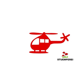 Bügelbild - Mini    Hubschrauber