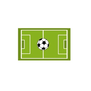 20 Aufkleber / Sticker MOTIV  Fußballfeld