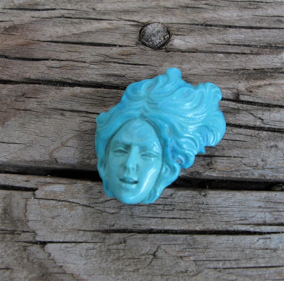 WOMAN TOURQUOISE SCULPTURE - true turquoise sculp… - image 2