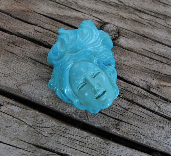 WOMAN TOURQUOISE SCULPTURE - true turquoise sculp… - image 3