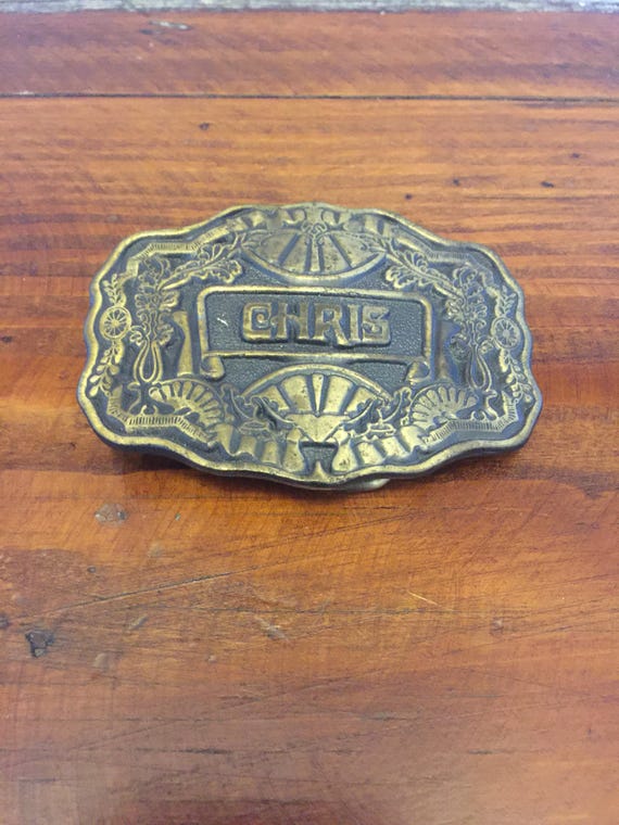name belt buckle