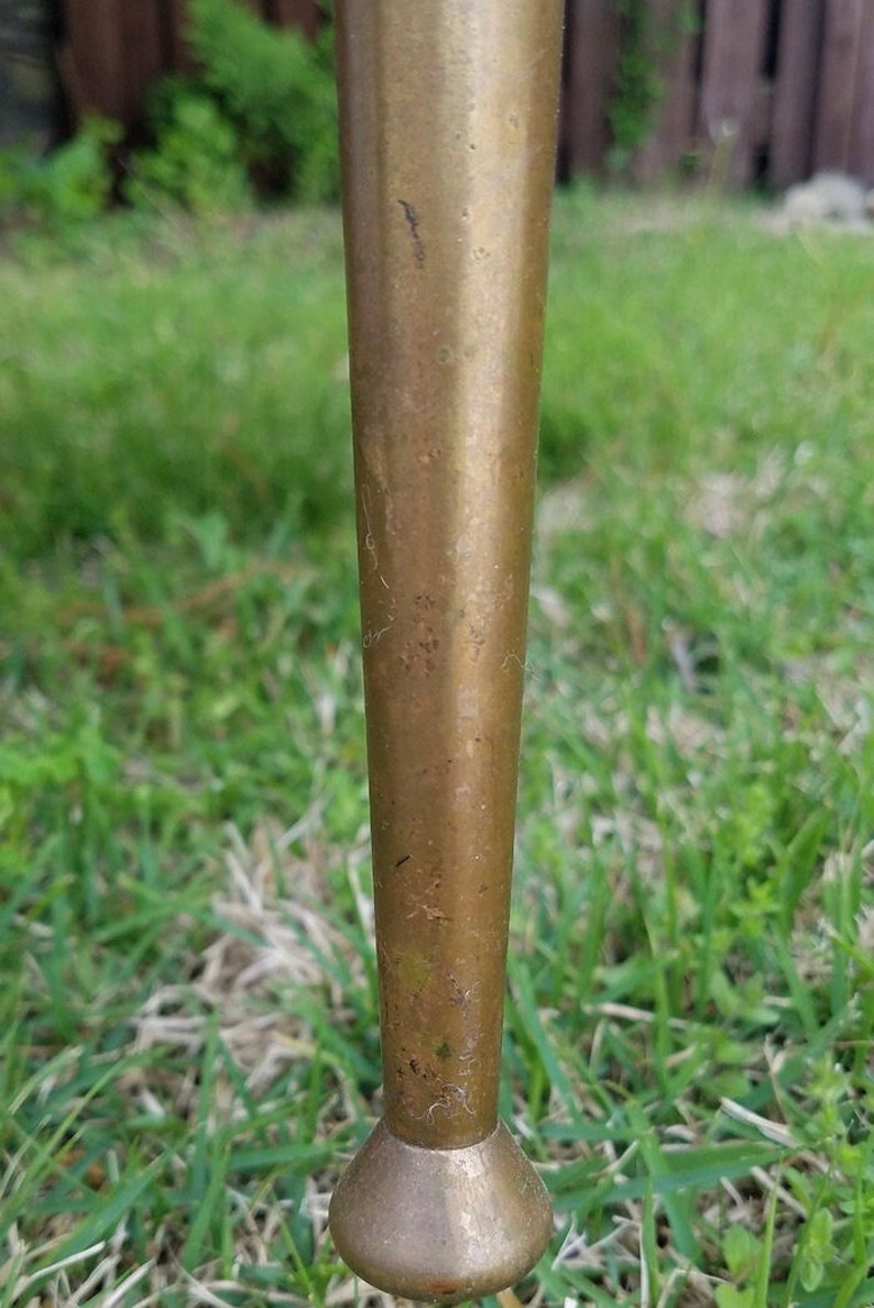 Mid Century Round Marble Coffee Table Etsy