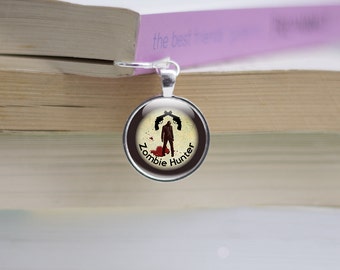 Zombie Bookmark -  Zombie gift ideas for book lovers - Zombie Photo Bookmarks (ZB1)