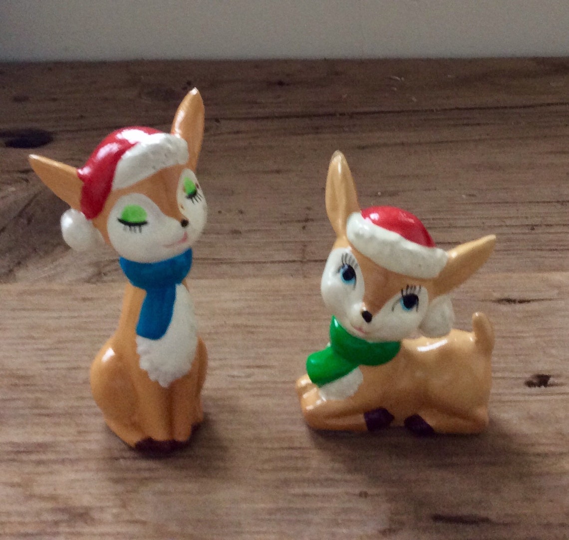 tiny reindeer figurines