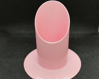 Candlestick baby pink for candles 40 x 4 cm for baptism, communion, confirmation, wedding etc. also for table candles
