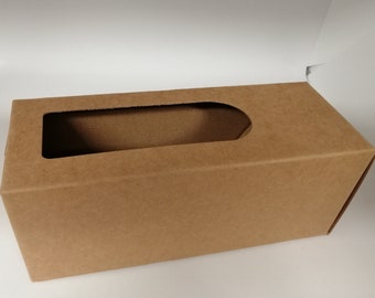 Storage BOX Cardboard Gift Packaging Folding Box for Candles with Viewing Window