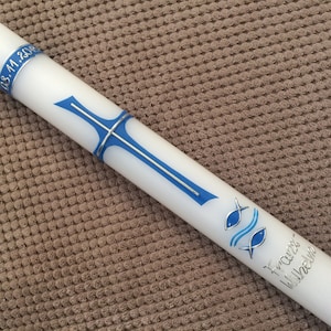 Baptism Candle Communion Candle - All colors possible