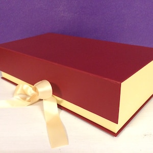 Aufbewahrungskarton Aufbewahrung BOX / Karton Geschenkverpackung für Kerzen für zwei Kerzen 30 x 7 cm / 30 x 8 cm