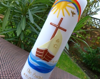 Baptismal candle boat