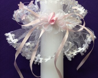 Anneaux Anti-gouttes Bougies Papier - Décorations Avec Feuilles Pour Baptême, Mariage