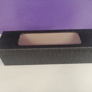 Aufbewahrung BOX / Karton / Geschenkverpackung für Kerzen mit Sichtfenster