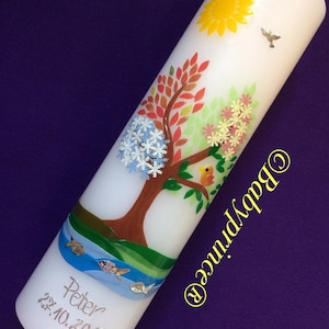 Baptismal candle tree of life, baptismal candles, baptismal candle girl, baptismal candle boy, tree of life, baptismal candle tree, baptismal candle tree